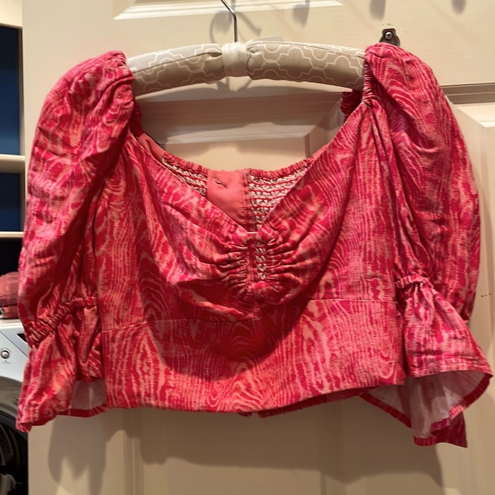 Short set C-Meo Collective top- xs -matching line dress shorts(xxs).
